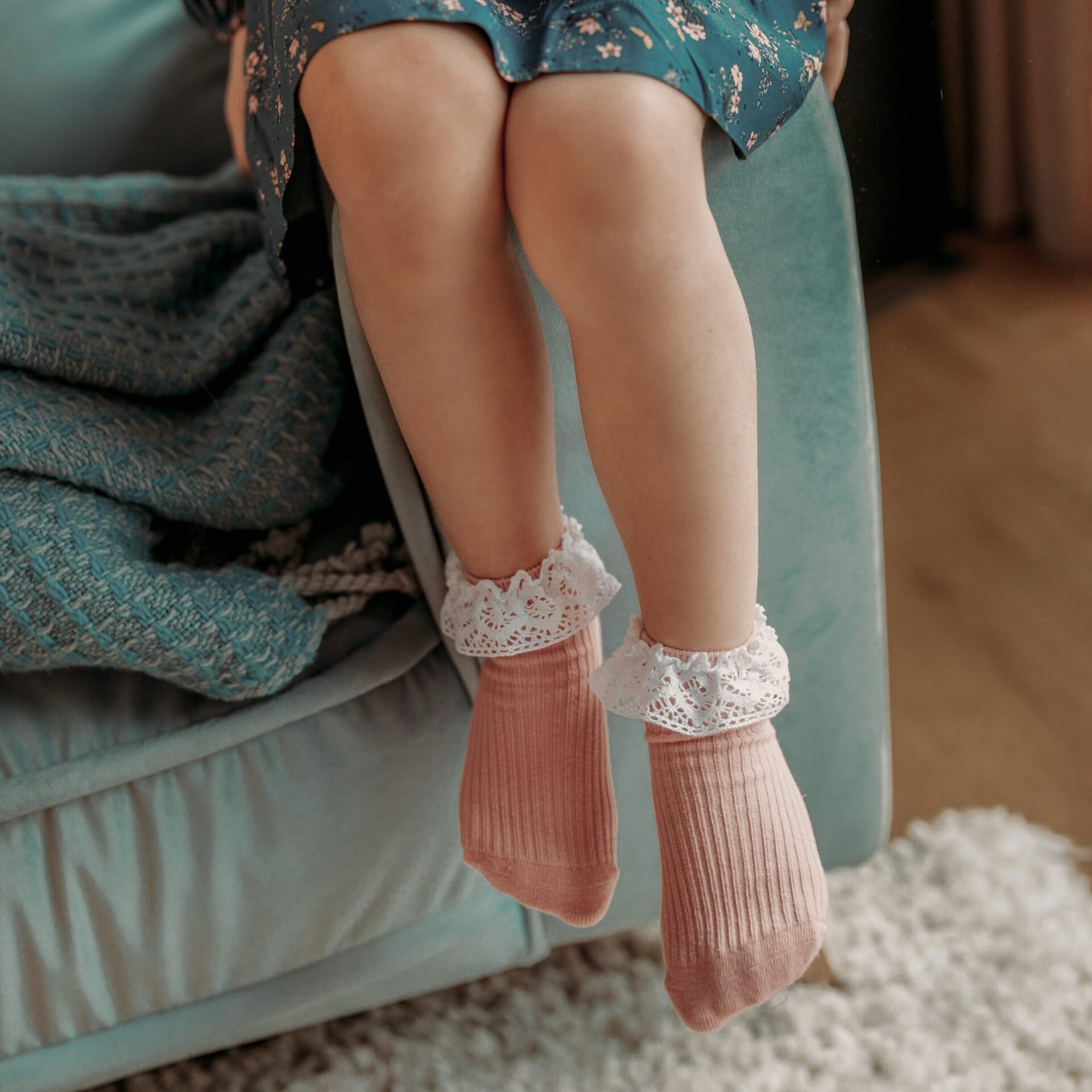 Skarpetki Vintage Love | Brudny róż – Mama’s Feet