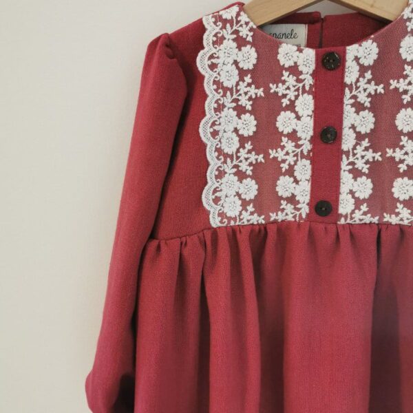 Sukienka Sophie | Czerwona zdj 3