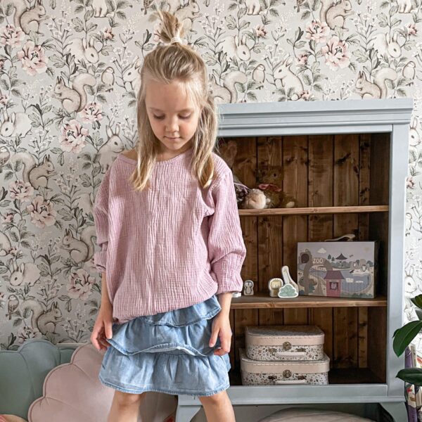 Bluzka Elena | Brudny róż – Apanele