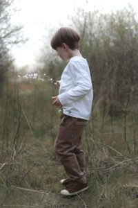 Sztruksowe spodnie Santiago | Orzech - Nomad Kid zdj 4