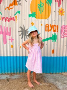 Sukienka Kioto | Różowa - Nomad Kid zdj 3