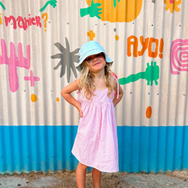 Sukienka Kioto | Różowa - Nomad Kid zdj 3