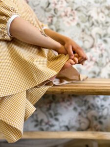 Sukienka Osaka | Ochre - Nomad Kid zdj 9